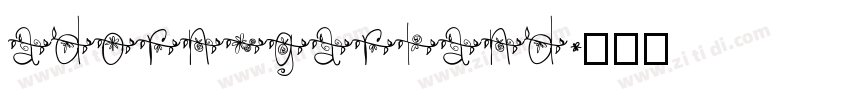 adorn garland字体转换